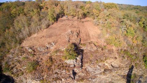Vue aérienne après le deuxième chantier
