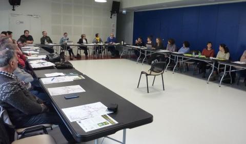 Les membres du COPIL à Evaux-les-Bains