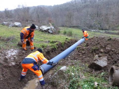 Pose de la nouvelle buse